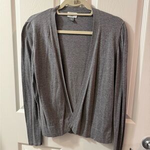 Old Navy- Women's Gray Open Front Cardigan, Size Medium